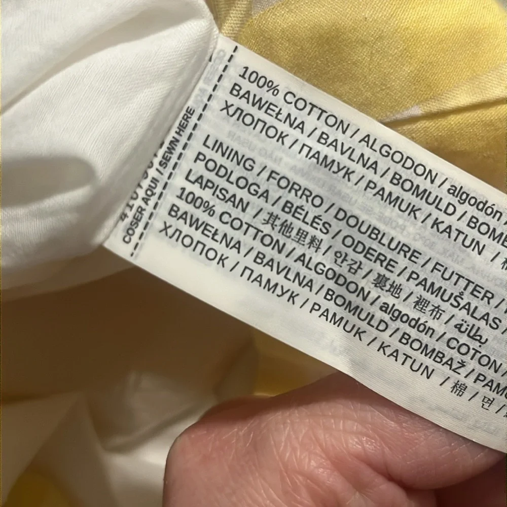 Mango Mini Skirt gingham yellow